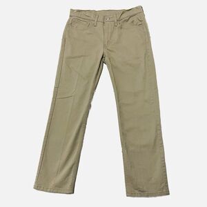 Levi’s 514 Tan Regular Fit Straight Leg Denim Jeans Size 32 X 29